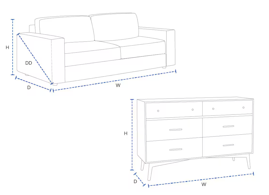 Ilustración: Visualiza el mueble en tu espacio