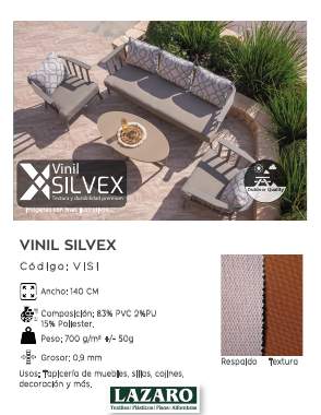 Portada del catálogo Vinil Silvex